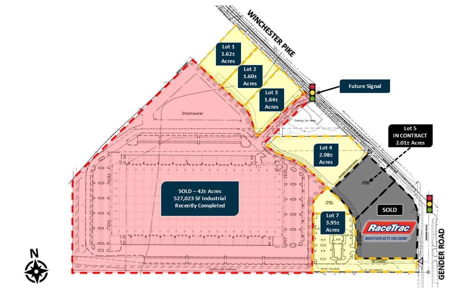 Winchester Pike, Canal Winchester, OH for sale - Site Plan - Image 2 of 3
