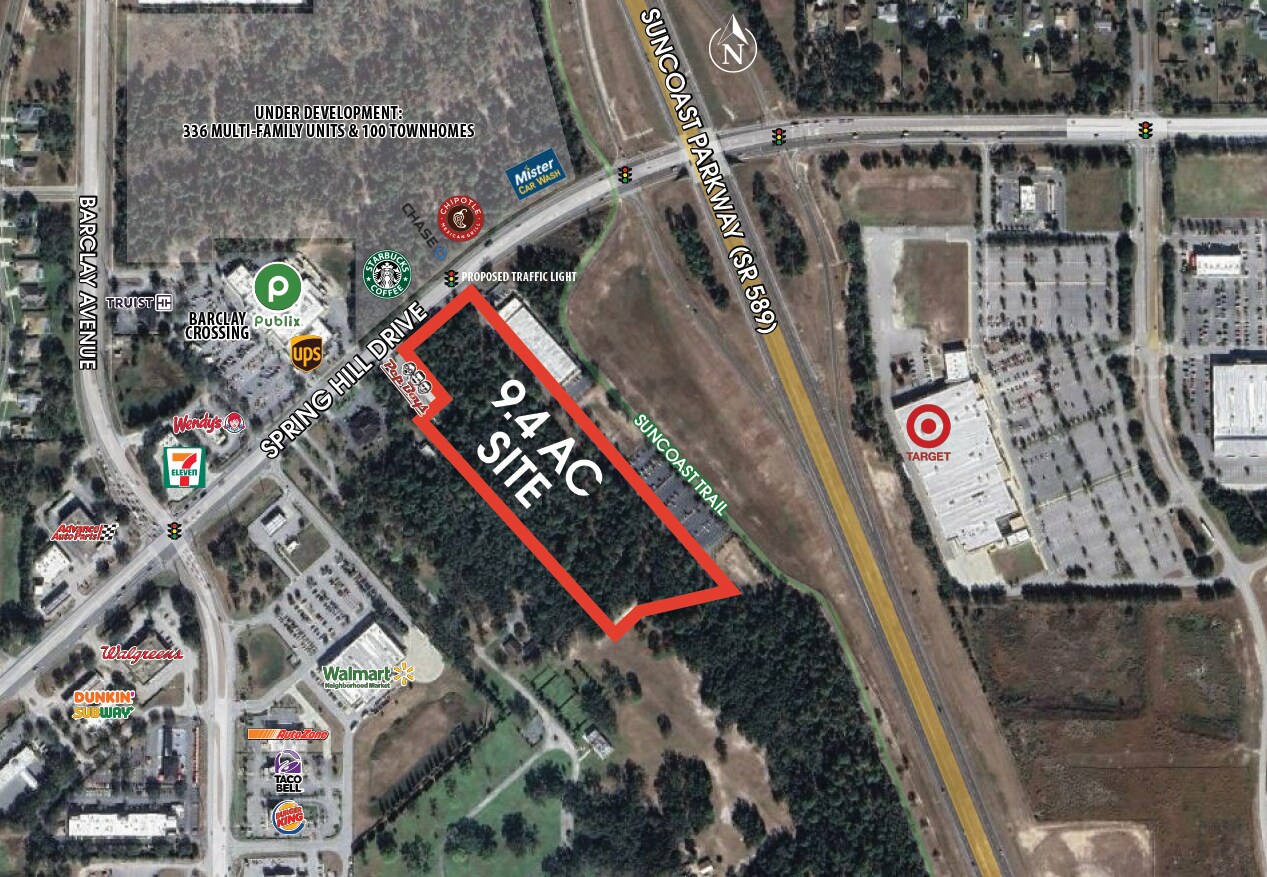 Spring Hill Dr and Suncoast Parkway, Spring Hill, FL à vendre Photo du bâtiment- Image 1 de 7