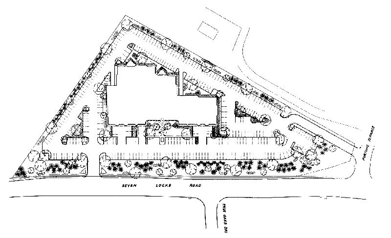 1201 Seven Locks Rd, Rockville, MD for lease - Site Plan - Image 2 of 9