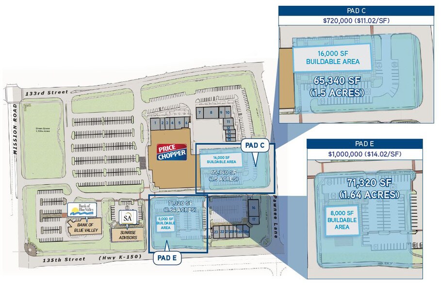 13360 Pawnee Ln, Leawood, KS à vendre - Photo du bâtiment - Image 2 de 2