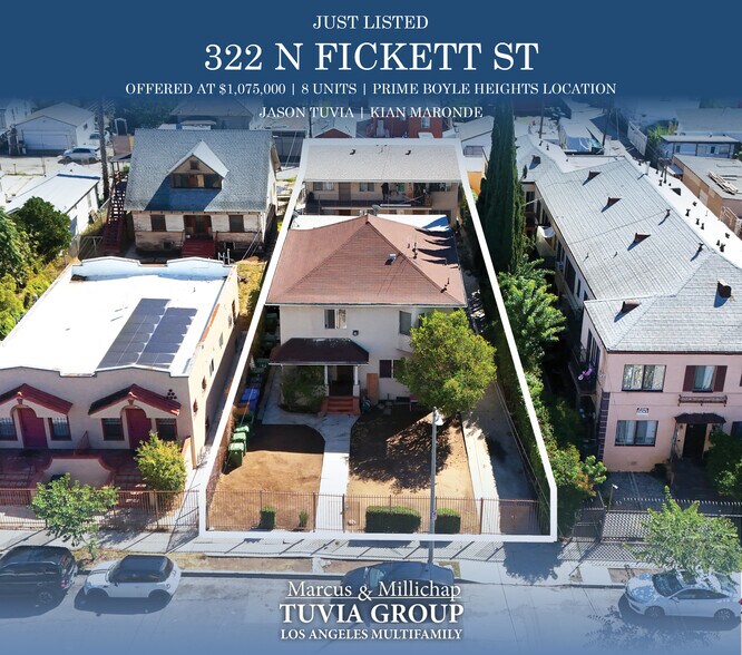 322 N Fickett St, Los Angeles, CA for sale - Primary Photo - Image 1 of 11