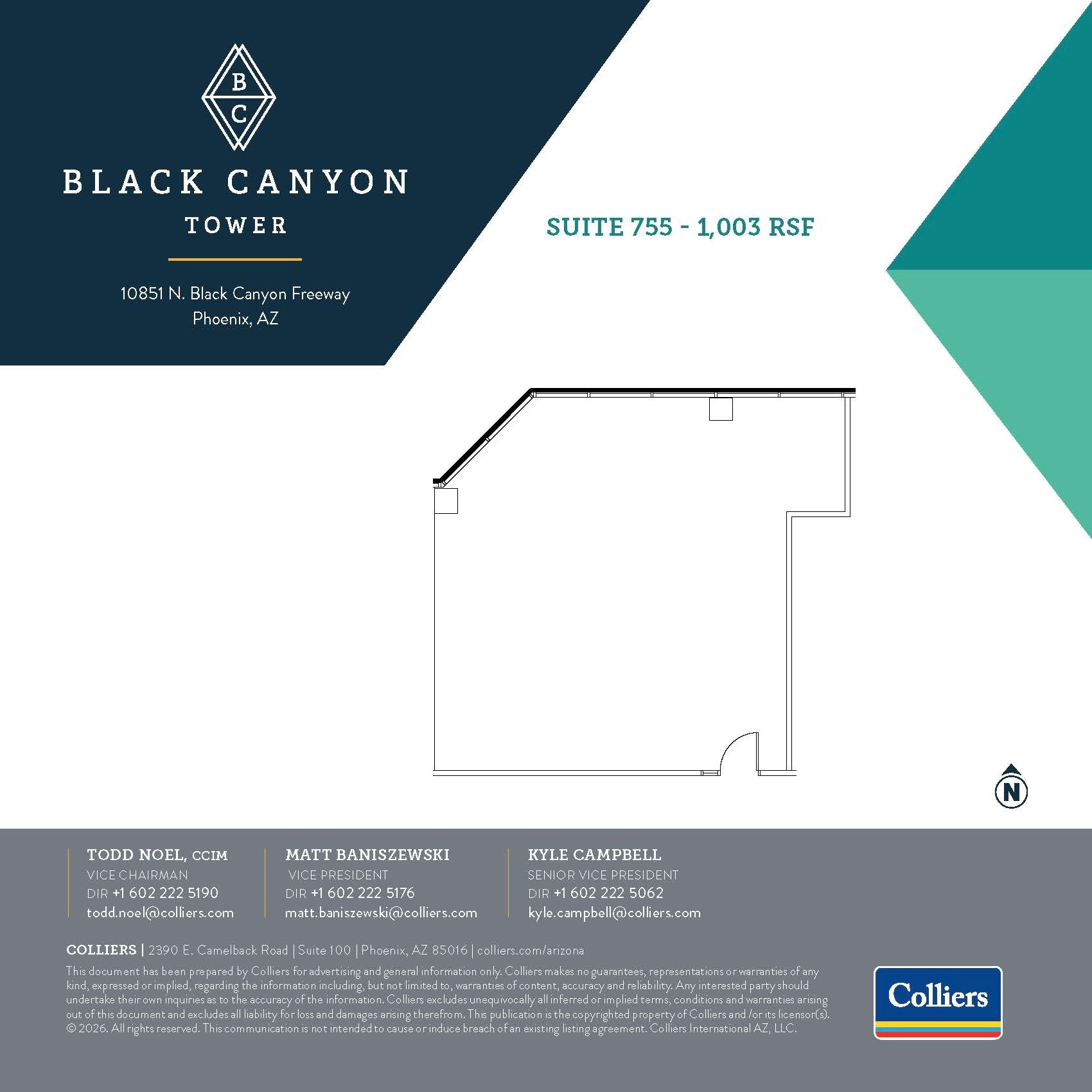 10851 N Black Canyon Hwy, Phoenix, AZ for lease Floor Plan- Image 1 of 1