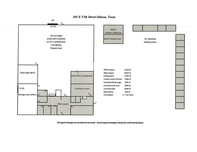 305 E 57th St, Odessa, TX for sale - Floor Plan - Image 2 of 84