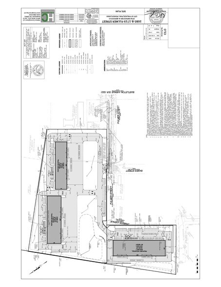 1685 & 1719 Fulmer St, Philadelphia, PA à vendre - Plan de site - Image 3 de 4