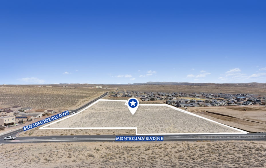 NEQ of Broadmoor Blvd. NE & Montezuma Blvd. NE, Rio Rancho, NM for sale - Aerial - Image 1 of 4