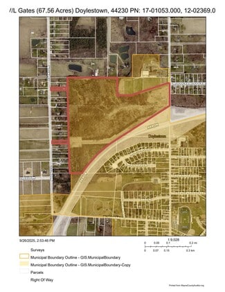 More details for Gates St, Doylestown, OH - Land for Sale