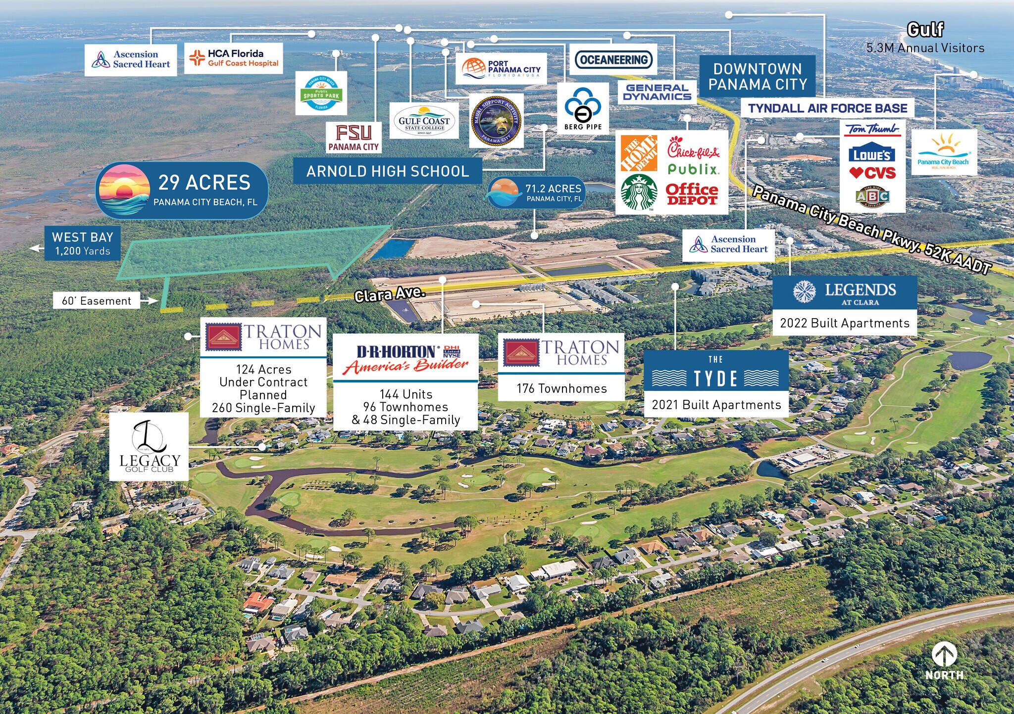 Clara Avenue, Panama City Beach, FL à vendre Aérien- Image 1 de 6