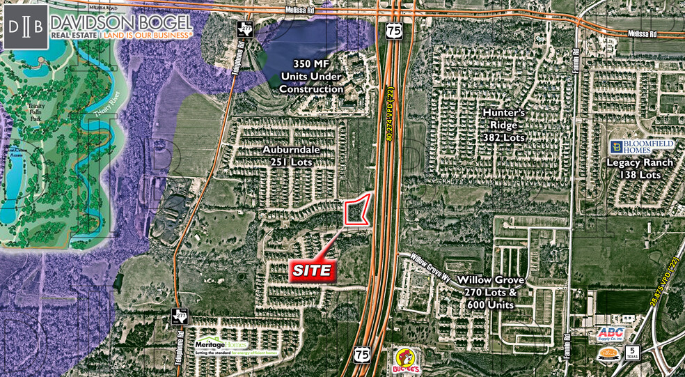 SWQ - U.S. 75 & MELISSA RD., Melissa, TX à vendre - Photo principale - Image 1 de 2