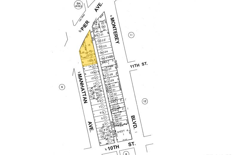 200 Pier Ave, Hermosa Beach, CA à vendre Plan cadastral- Image 1 de 1