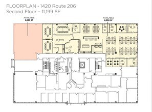 1420 Route 206, Bedminster, NJ à louer Plan d’étage- Image 1 de 1