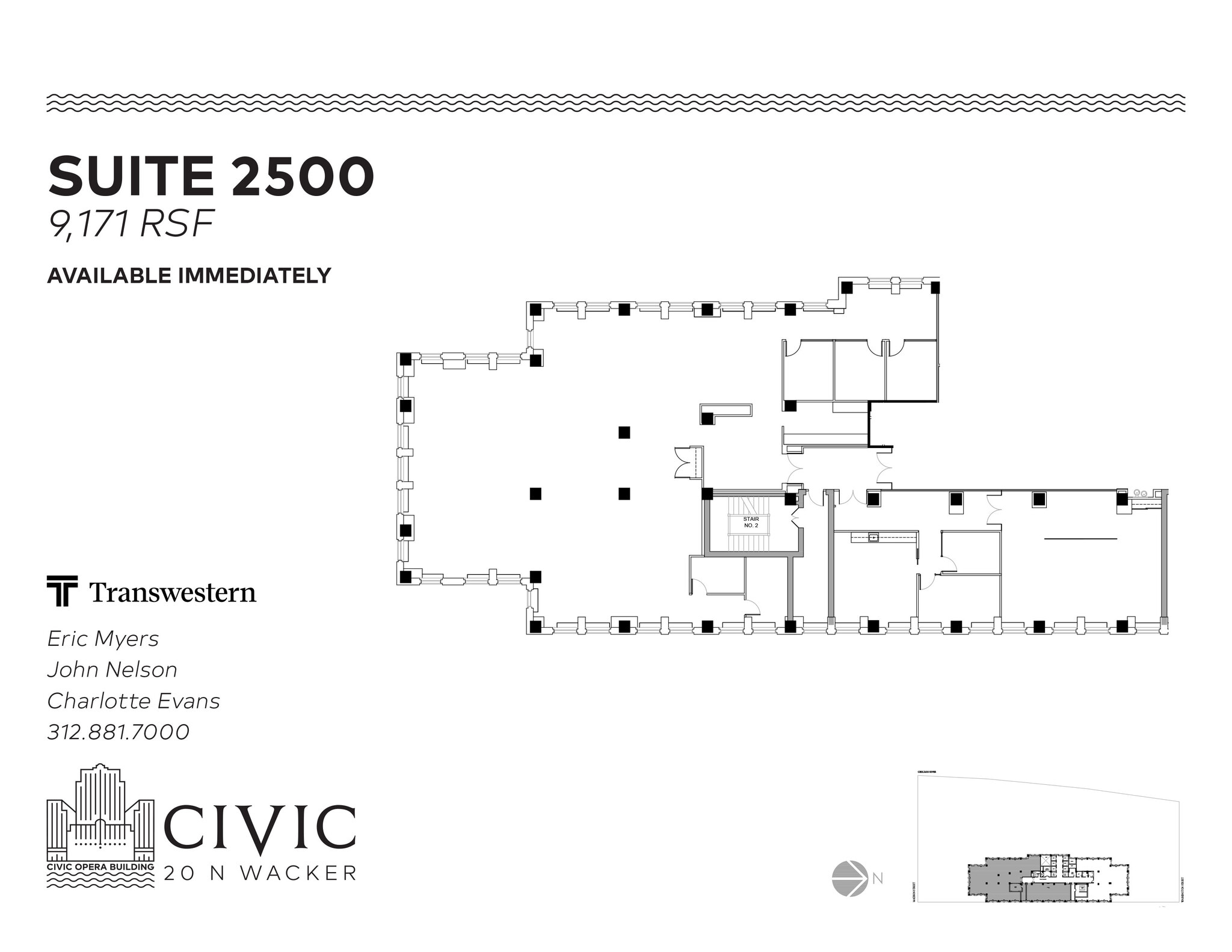 20 N Wacker Dr, Chicago, IL à louer Plan d’étage- Image 1 de 1