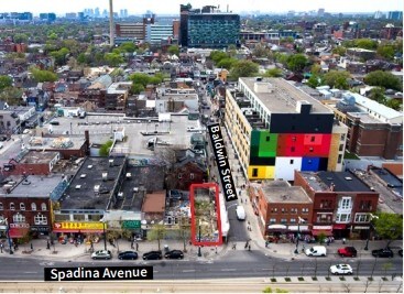 Plus de détails pour 374 Spadina Ave, Toronto, ON - Terrain à vendre