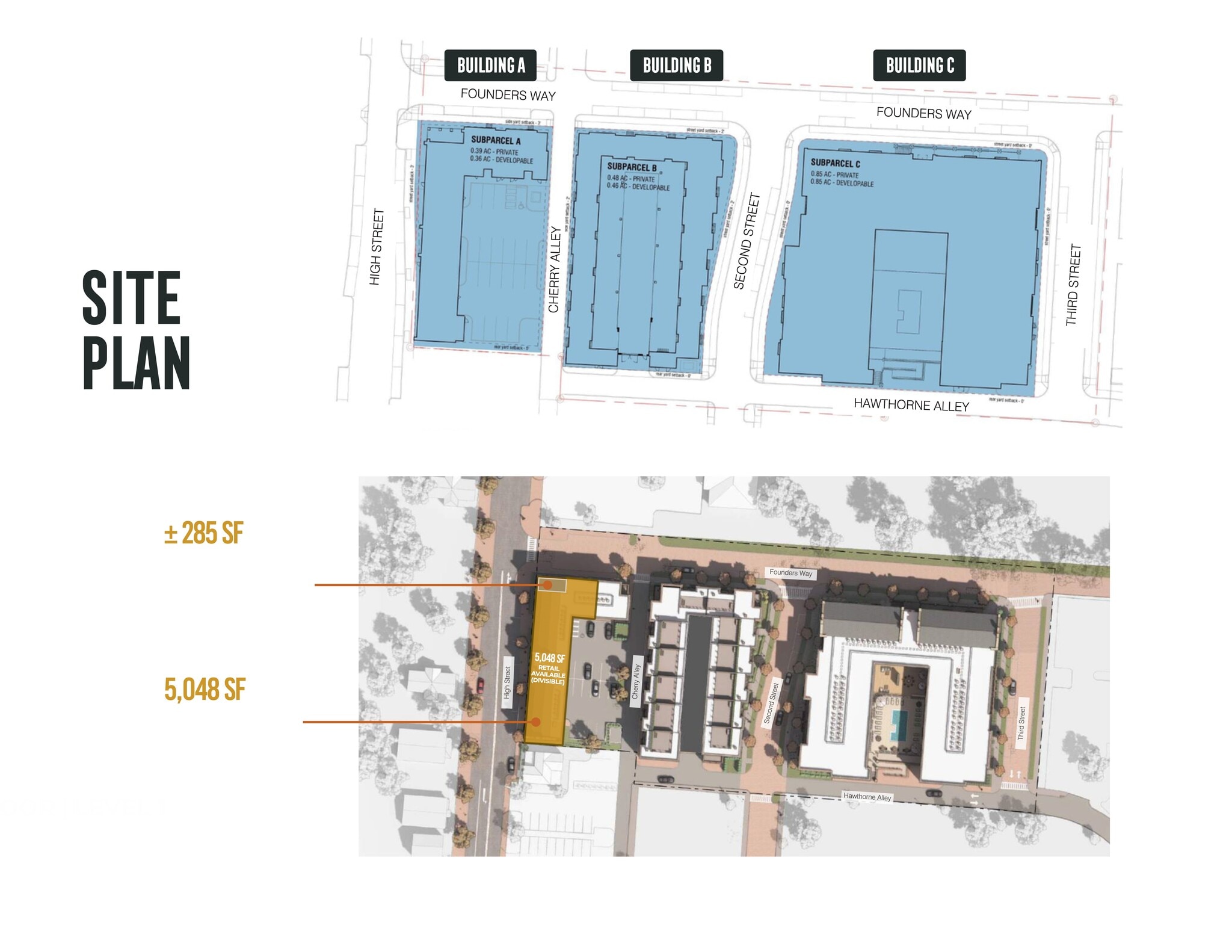 28 N High St, New Albany, OH à louer Plan de site- Image 1 de 1