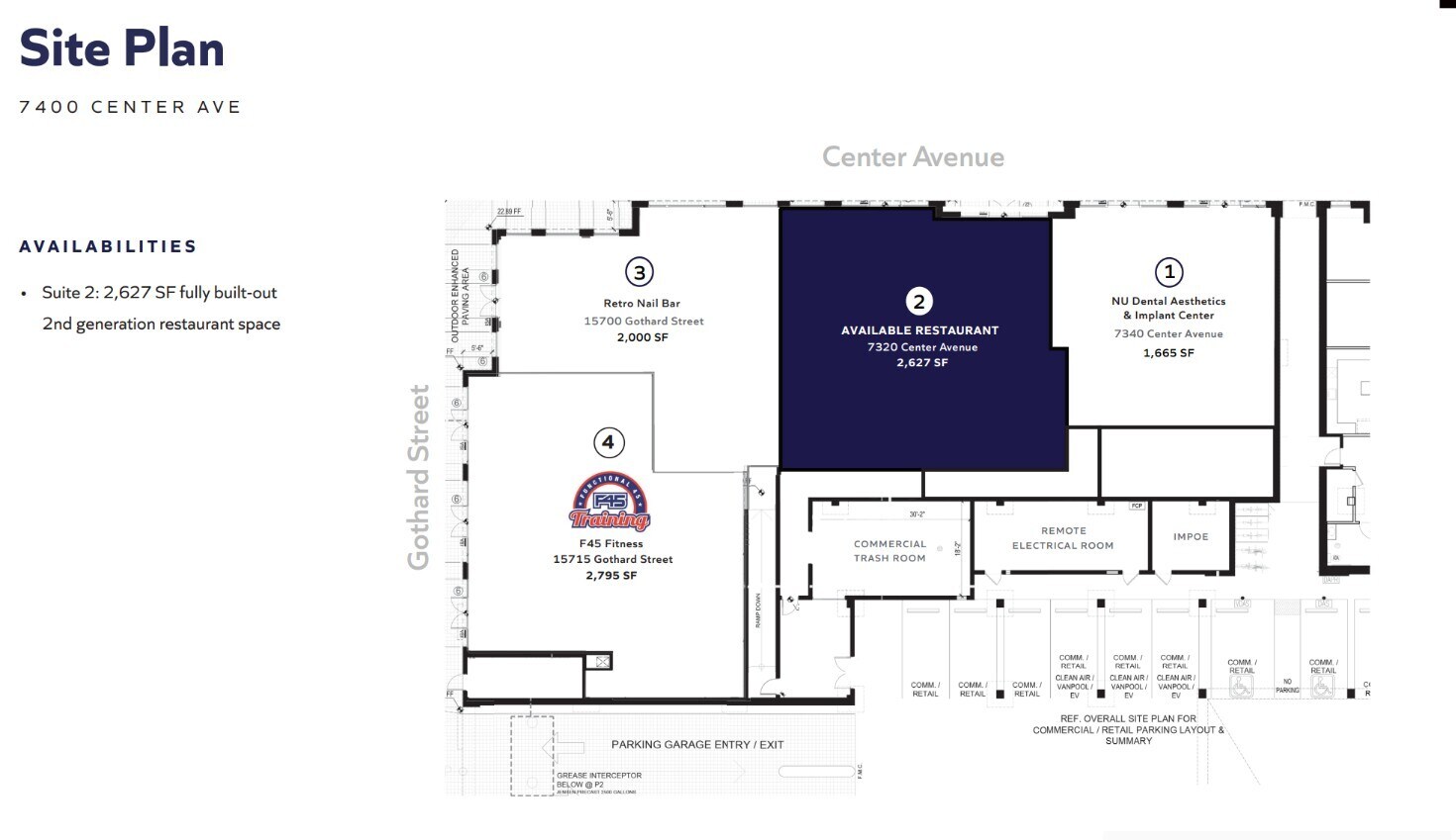 7400 Center Ave, Huntington Beach, CA for lease Site Plan- Image 1 of 1