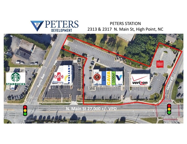2313 N Main St, High Point, NC for lease - Aerial - Image 3 of 7