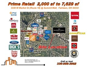 3320 W Market St, Fairlawn, OH for lease Aerial- Image 1 of 2