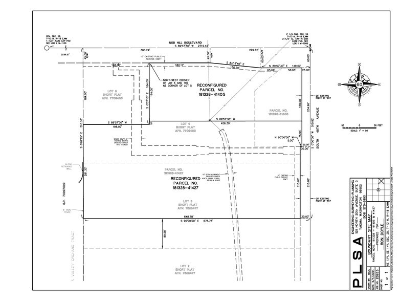 4800 W Nob Hill Blvd, Yakima, WA à vendre - Plan cadastral - Image 2 de 4