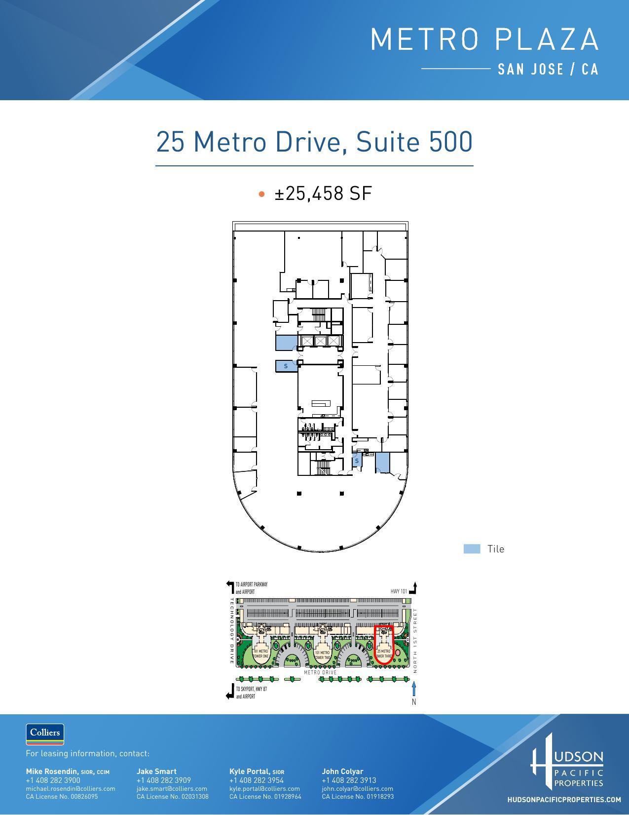25 Metro Dr, San Jose, CA for lease Floor Plan- Image 1 of 1