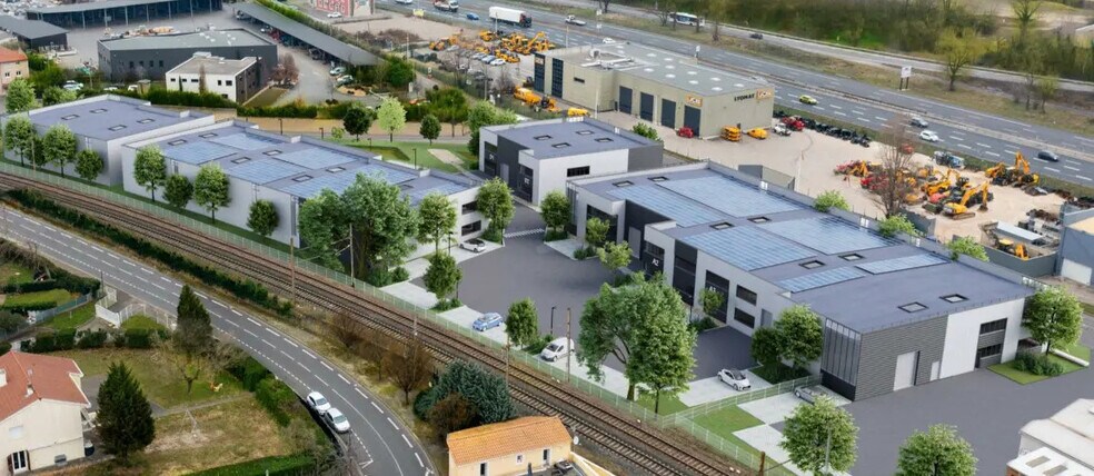 25 Chemin De La Lône, OULLINS-PIERRE-BÉNITE à vendre - Aérien - Image 2 de 5