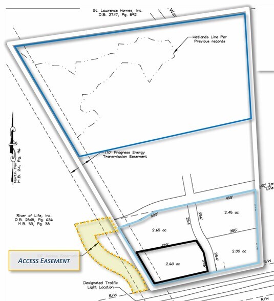 6800 Western Blvd, Jacksonville, NC à vendre - Plan cadastral - Image 3 de 3