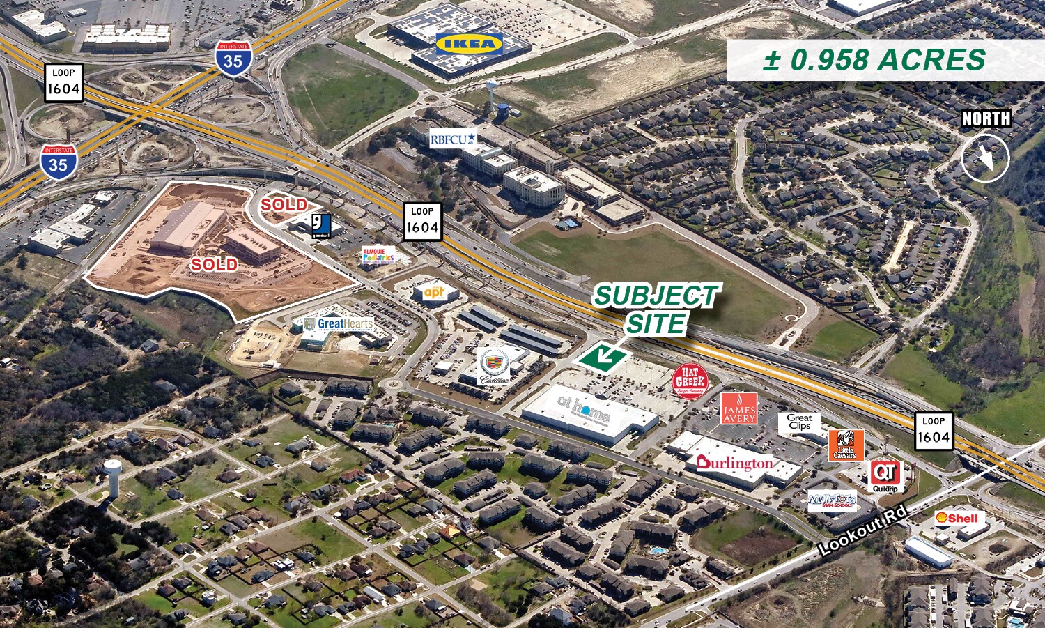 N Loop 1604 E @ IH-35, Live Oak, TX à vendre Photo du bâtiment- Image 1 de 2