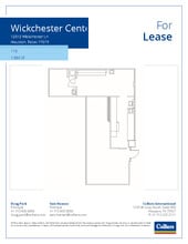 12012 Wickchester Ln, Houston, TX for lease Floor Plan- Image 1 of 5