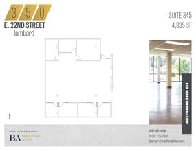 300-350 E 22nd St, Lombard, IL for sale Floor Plan- Image 1 of 1