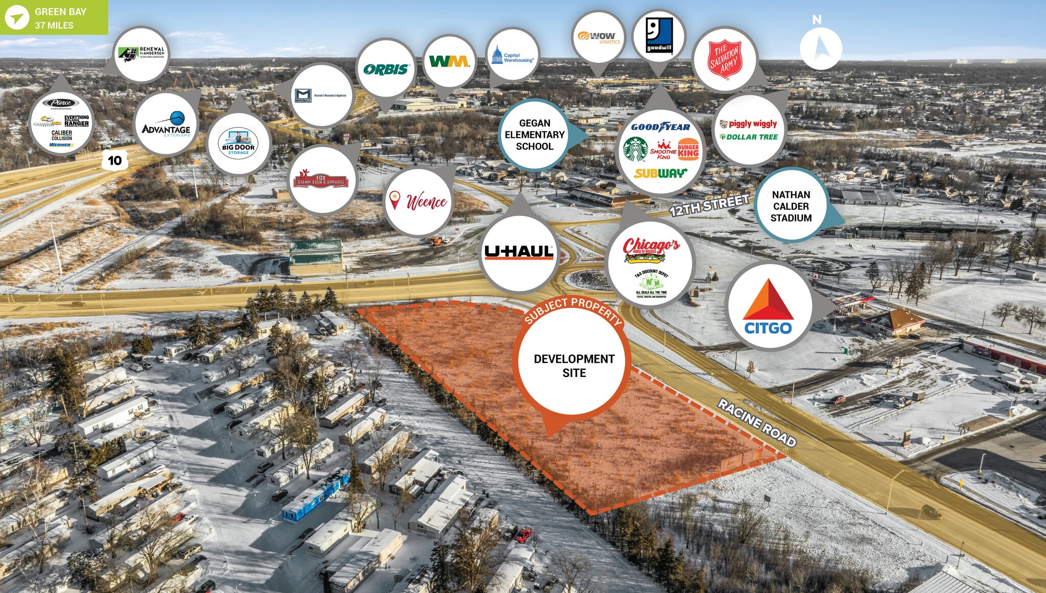 Racine Rd, Menasha, WI for sale Primary Photo- Image 1 of 3