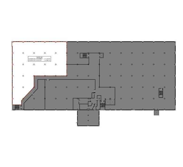 225 Rue de Liège O, Montréal, QC à louer Plan d’étage- Image 1 de 1