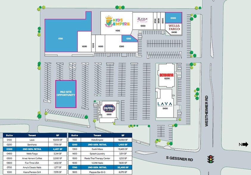 9711-9795 Westheimer Rd, Houston, TX à louer - Photo du bâtiment - Image 3 de 4