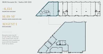 3830 Oceanic Dr, Oceanside, CA for lease Floor Plan- Image 1 of 1