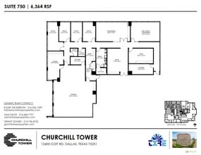 12400 Coit Rd, Dallas, TX à louer Plan d’étage- Image 1 de 2