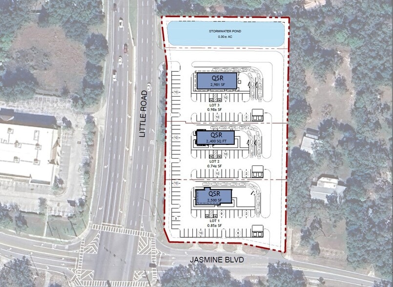 Little Rd, New Port Richey, FL for sale - Site Plan - Image 1 of 2