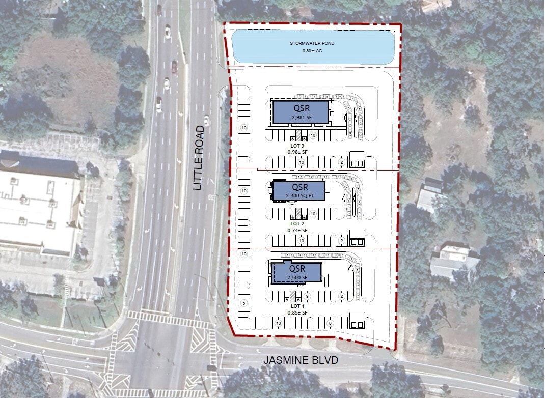 Little Rd, New Port Richey, FL for sale Site Plan- Image 1 of 3