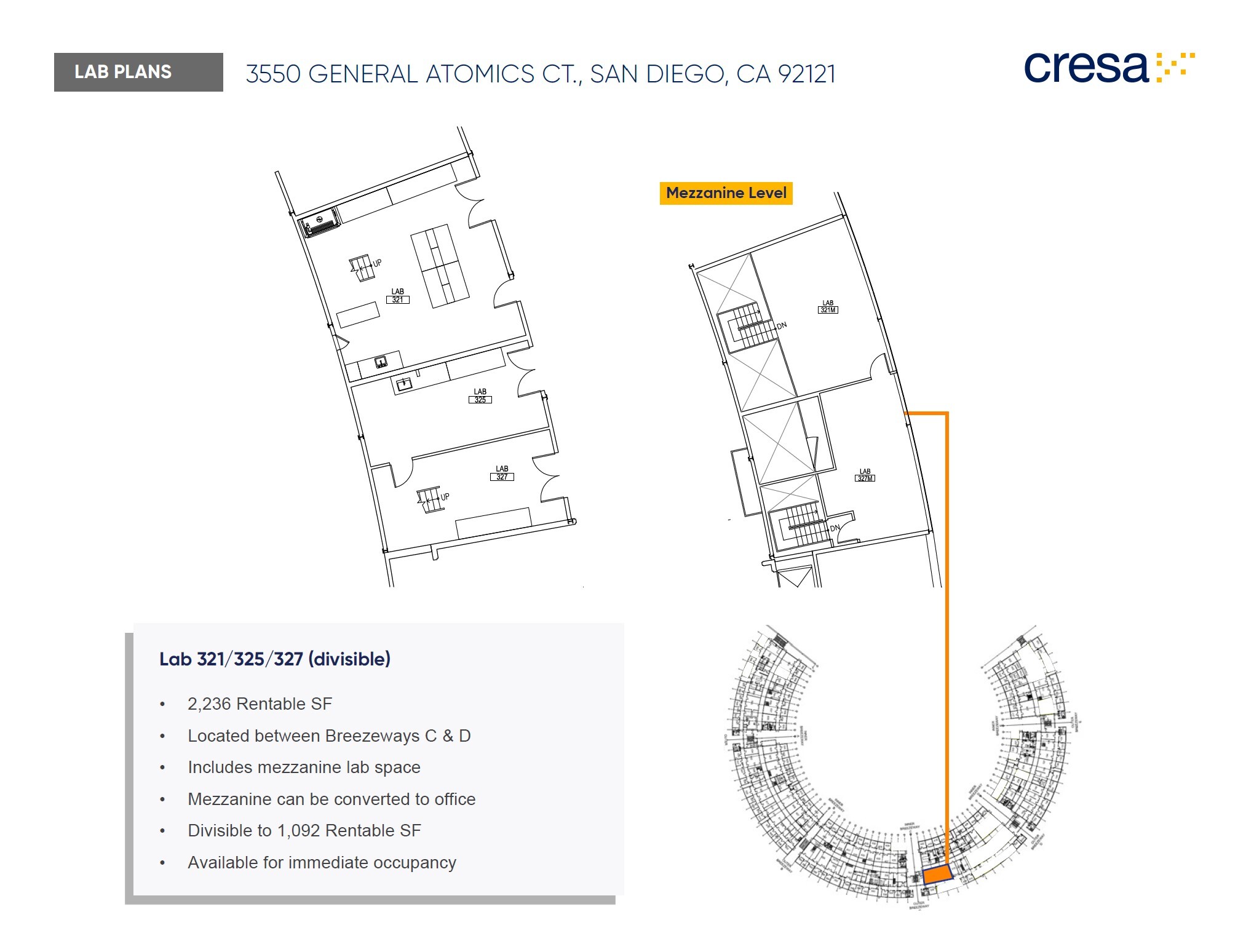 3550 General Atomics Ct, San Diego, CA for lease Floor Plan- Image 1 of 1