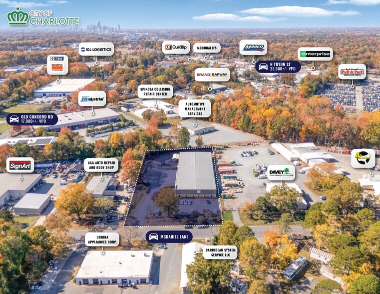 6031 McDaniel Ln, Charlotte, NC à vendre - Photo du bâtiment - Image 2 de 7