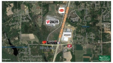 5250 Sardis Church Rd, Macon-Bibb, GA - Aerial  map view