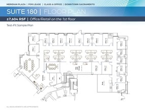 1415 L St, Sacramento, CA à louer Plan d’étage- Image 2 de 2