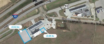 4475 I-10 & Alleyton Rd S, Alleyton, TX - AERIAL  map view - Image1