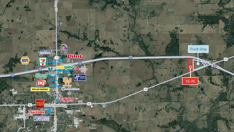 3041 E Highway 90, Schulenburg, TX à vendre - Photo du bâtiment - Image 3 de 4