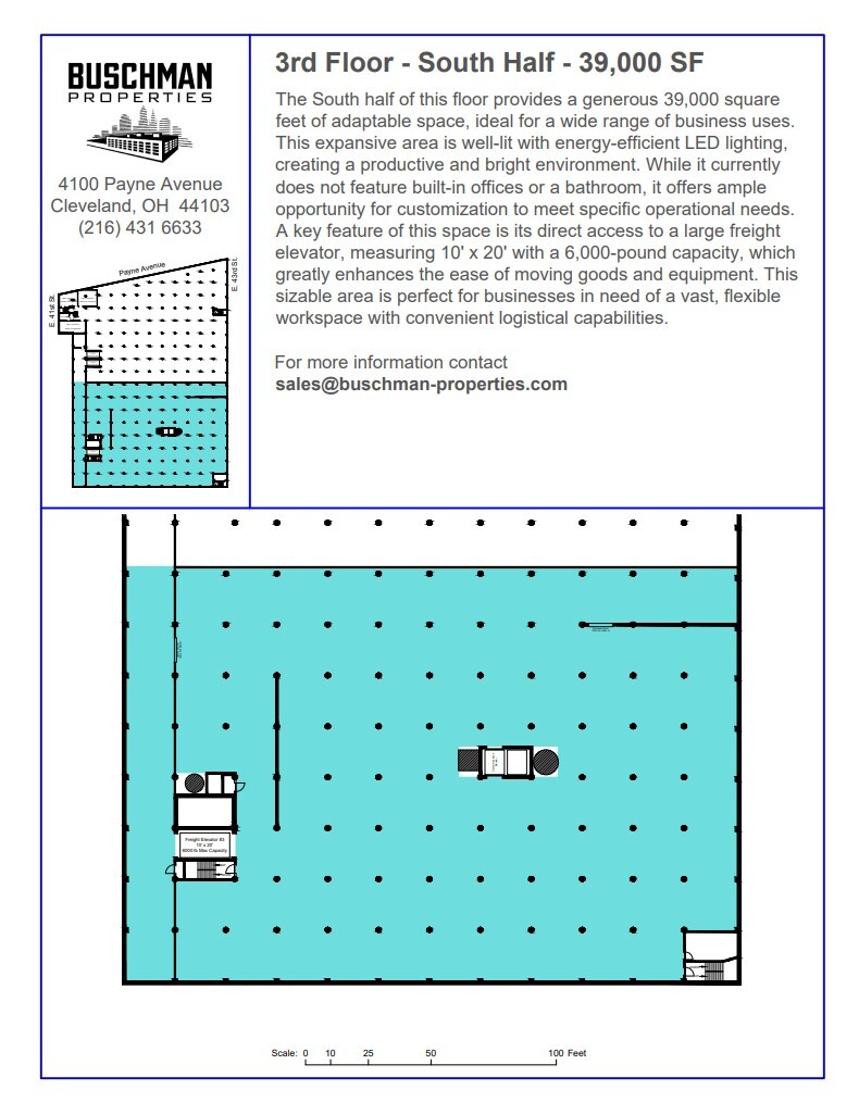 4100 Payne Ave, Cleveland, OH for lease Floor Plan- Image 1 of 1