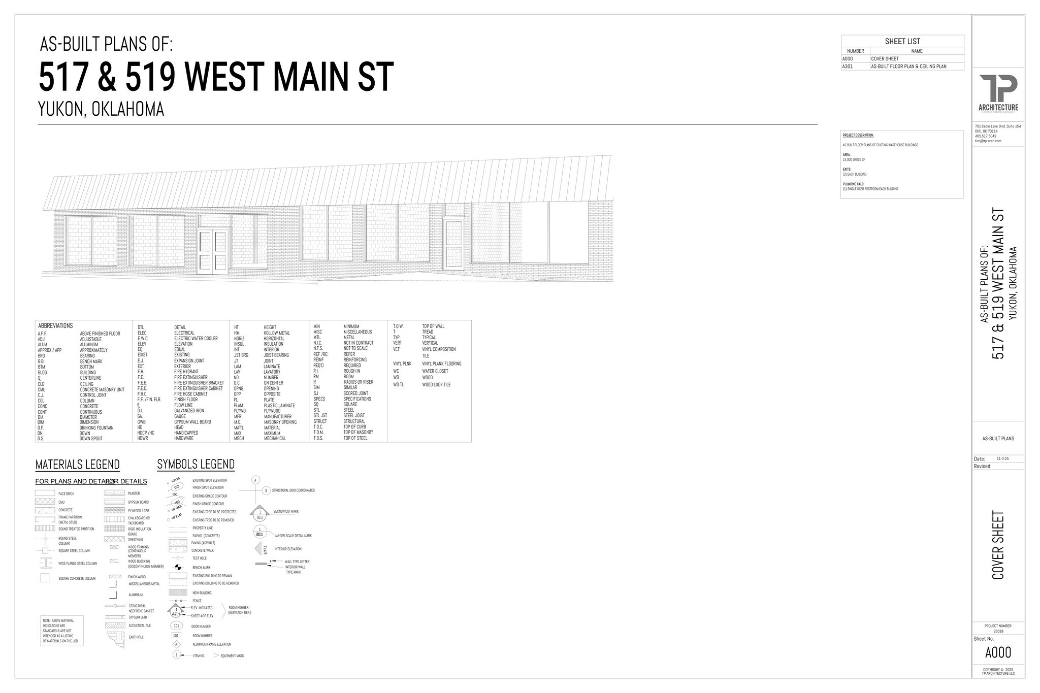 517-519 W Main St, Yukon, OK for lease Site Plan- Image 1 of 10