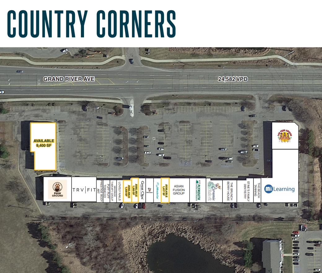 4050-4184 E Grand River Ave, Howell, MI for lease Floor Plan- Image 1 of 1