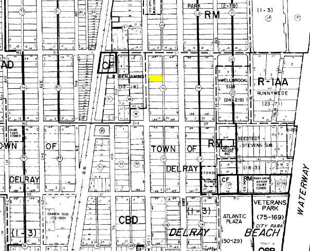 265 NE 5th Ave, Delray Beach, FL à louer - Plan cadastral - Image 2 de 9