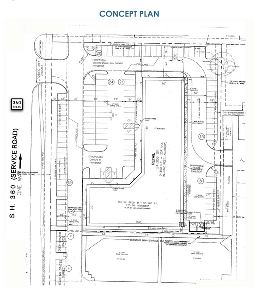 4640 TX-360, Grand Prairie, TX à vendre - Plan de site - Image 2 de 5