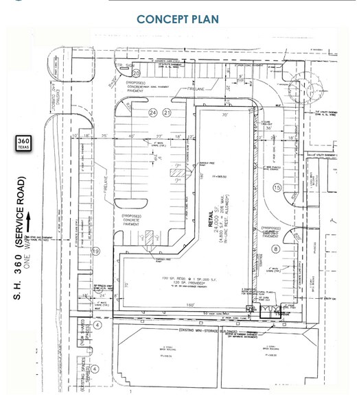 4640 TX-360, Grand Prairie, TX for sale - Site Plan - Image 2 of 5
