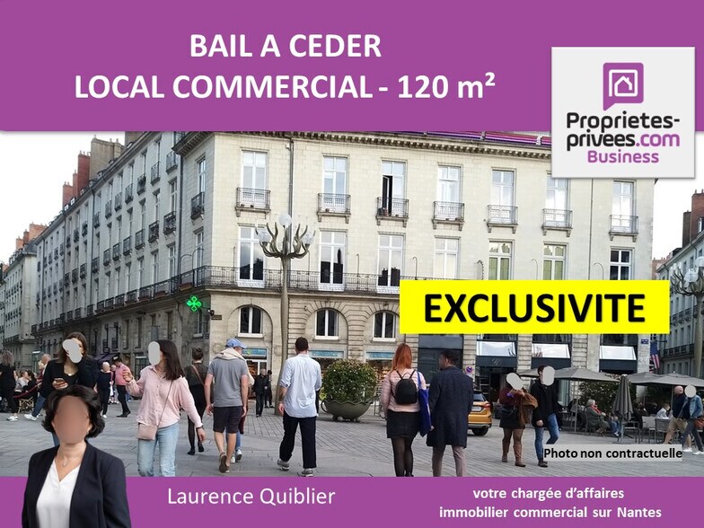 Commerce de détail dans Nantes à louer - Photo du bâtiment - Image 1 de 8