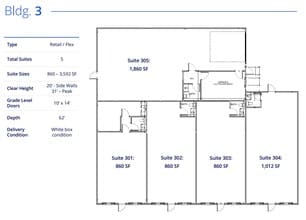 510 Private Rd, Wylie, TX à louer Plan d’étage- Image 1 de 1