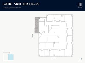 900 Third Ave, New York, NY à louer Plan d’étage- Image 2 de 2