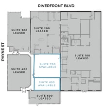 921 N Riverfront Blvd, Dallas, TX à louer Plan d’étage- Image 1 de 2